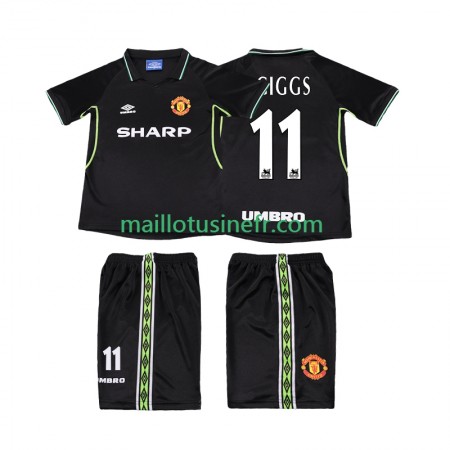 Maillot de Foot Manchester United GIGGS 11 1999 Troisième Retro 1998 - Enfant